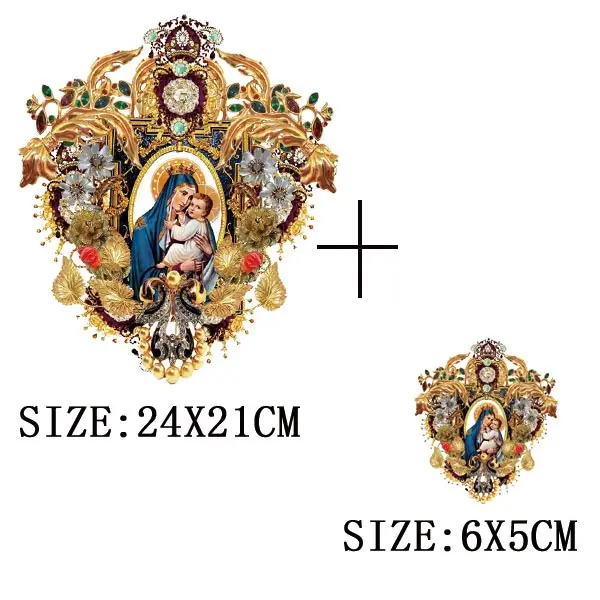  On Transfer For Clothing  Mary of virgin Thermo Heat Transfer Sticker O... - $78.79