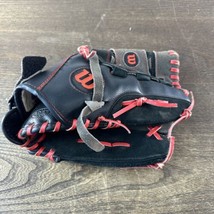 Wilson A350 Baseball Ball Glove Mitt A03RB15B5125R RHT Leather Red - $17.72