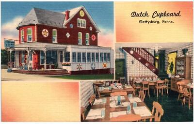 Primary image for Vintage Dutch Cupboard Gettysburg Pennsylvania Unused Postcard