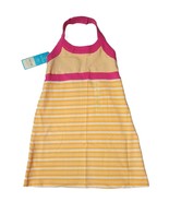 Carter&#39;s Girl&#39;s Orange Striped Stretch Sundress, Halter Dress, Size 4 - $146.70 MXN