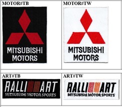 Mitsubishi Motor Company Automaker Car Racing Badge Iron On Embroidered ... - £7.96 GBP