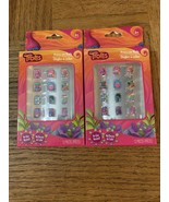 Trolls Girls Kids Press On Nails 24 Pieces (2 Boxes Of 12ea)-Brand New-S... - £9.19 GBP