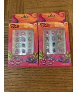 Trolls Girls Kids Press On Nails 24 Pieces (2 Boxes Of 12ea)-Brand New-S... - $219.21 MXN