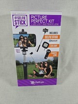  Picture Perfect Kit LED Light Fisheye Lens and The Selfie Stick - £9.63 GBP