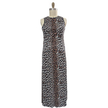 VTg Retro 60s Vanity Fair All Nylon Animal Leopard Print Maxi Nightgown ... - $88.21