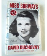 &quot;Miss Subways&quot; Signed By David Duchovny Hardcover First Ed 2018 X-Files ... - $134.47 CAD