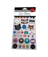 Let’s Planner Pretty Sticker Book Stickers Kitty Cat Kittens Hearts Quot... - $8.68