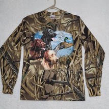 Advantage Wetlands Mens Camo T Shirt Size Small Camouflage Long Sleeve - £12.65 GBP