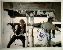 Harrison Ford &amp; Carrie Fisher Signed Autographed &quot;Star Wars&quot; Glossy 8x10... - $499.99