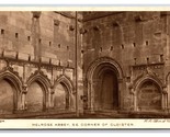 Melrose Abbey Southeast Corner of Cloister Melrose Scotland UNP DB Postc... - $7.87