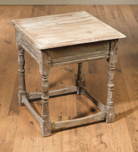 AA Importing 48444-BR 1 Drawer Square Cambridge End Table - £326.03 GBP