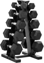 Cap Barbell 150-Pound Dumbbell Set with Rack - £223.93 GBP