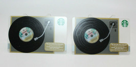 Starbucks Coffee 2015 Gift Card Record Player Turntable Zero Balance Set... - $14.46