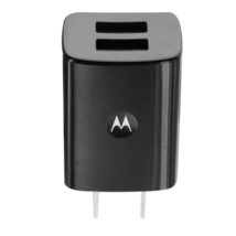 Motorola Travel Adapter w/ Dual USB (SPN5791A SPN5797A) for USB Devices - Black - $12.86