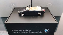 Herpa 1/87 German Motor Collection BMW 3 Series Convertible Black Die-cast - £23.58 GBP