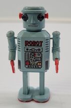 *C22) Osaka Toy Institute Tin Age Collection Diecast R-35 Robot 2.5" - $54.44