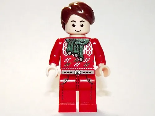 Holiday Boy in PJs Santa Claus Christmas Minifigure
