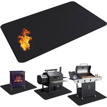 36 X 48 Inches Under Grill Mat For Outdoor Grill,Double-Sided Fireproof Grill Pa - £40.43 GBP