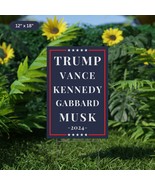 Trump Yard Sign Trump Vance Kennedy Gabbard Musk 2024 Donald Trump Sign H-Stake - $27.99 - $74.99