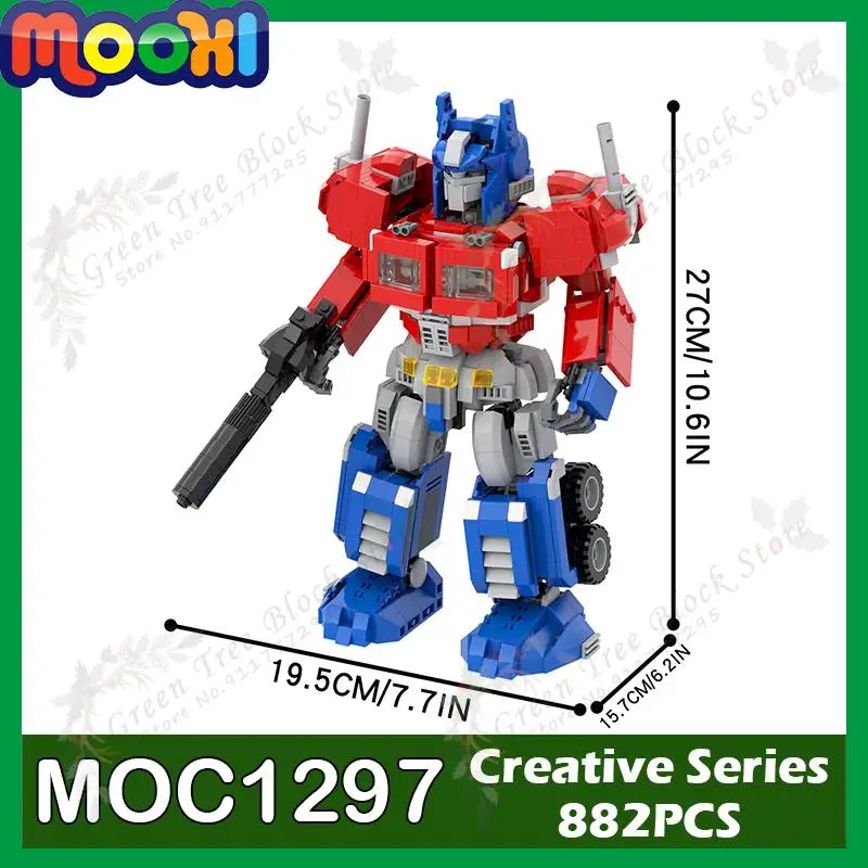 MOC1297 882PCS Creative Movie Autobots MOC Building Blocks DIY Starsaber Weapon - £63.90 GBP+