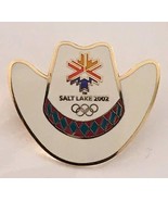 2002 Salt Lake City White Winter Olympics Logo Small Western Cowboy Hat - £19.94 GBP