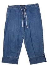 Venezia Women Plus Size 16 (Measure 36x24) Dark Crop Jeans - £7.75 GBP