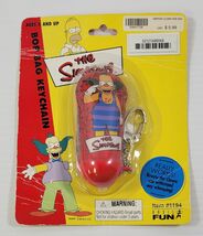 UU) 2002 The Simpsons Krusty the Clown Bop Bag Key Chain #1194 20th Cent... - $11.87