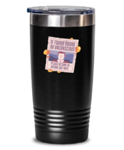 20 oz Tumbler Stainless Steel Funny Hangover Drinking Party Drunk Husband  - £23.94 GBP