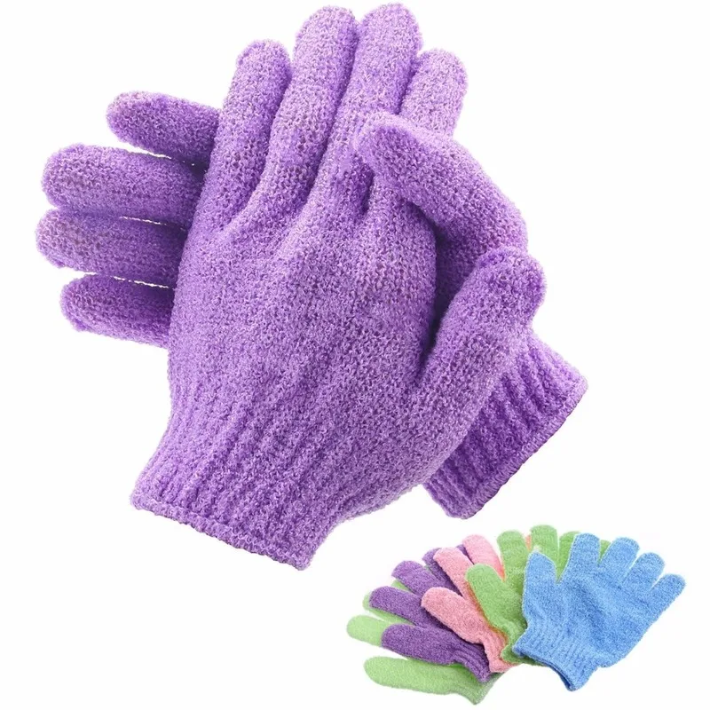 House Home best quality Bath For Peeling Exfoliating Mitt Glove Scrub Gloves Res - £20.10 GBP