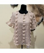 Entro 3D Textured Short Sleeve Blouse - $41.85