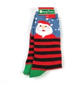 NWT- MERRY BRITE Christmas Santa Crew Socks Fits Size 9-11 - $8.88