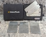 New AtemMade Crypto Seed Storage Bitcoin Wallet Stainless Steel Plate (2B) - $27.99