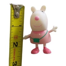 Peppa Pig Suzy Sheep Posable Figure Cake Topper Jazware Legs Arms Plastic Toy - £5.46 GBP