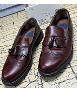 Dockers Dress Shoes Mens 10.5 Ticker Cordovan Tassel Leather Slip On Loa... - $368.22 MXN
