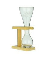 Pauwel Kwak Belgian Craft Beer Glass With Wooden Stand Chalice + 2 FREE PINS - $19.95
