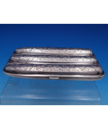 Japanese Sterling Silver Cigar Case Bright-Cut 5 5/8&quot; x 3 1/4&quot; x 7/8&quot; (#... - $7,414.24 MXN
