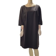 LANDS&#39; END Women&#39;s Brown Shift Dress Plus Size 22W - $29.69