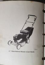 John Deere 21 Inch Walk Behind Mowers Cast Deck Tech Manual 1723 - $46.75