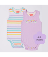 Bambi Mini Co. Supersinglet Bodysuit 6-12 Orchid Bloom &amp; Multi Stripe 2 ... - £66.17 GBP