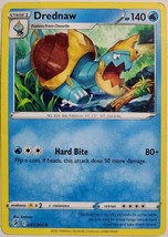 Pokémon TCG Drednaw Fusion Strike 081/264 Regular Uncommon LP - £3.13 GBP