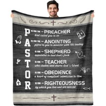 Pastor Appreciation Gifts, Pastor Gifts Throw 60&quot;X50&quot;, Pastor Gifts For Men, Gif - £33.19 GBP