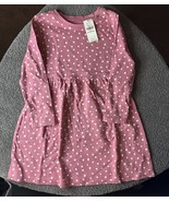 Old Navy Toddler Girls Pink Polka Dot Long Sleeve Dress Size 2T - $17.62 CAD