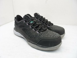 SKECHERS Women&#39;s Static Dissipative Lace Up Work Shoes 99B96553 Black/Purple 9M - £34.15 GBP