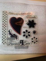 My Acrylix Heart To Heart B1358 Premium Clear Stamps - £7.58 GBP