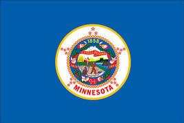 Minnesota State 10&#39; x 15&#39; Polyester Flag - £198.45 GBP