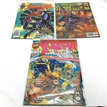 3 Comics Spiderman Jan 97 Nov 96 X-Men Oct 91 Marvel Spider-Man Vintage - $10.67