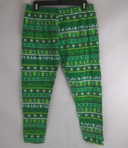 No Boundaries Women&#39;s Green Christmas Design Leggings Size XL - €8,46 EUR