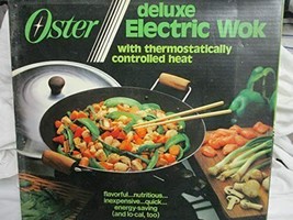 Vintage Deluxe Electric Wok With Thermostatically Controlled Heat - $175.00