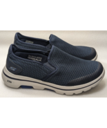 Skechers Shoes Mens Sz 9 Go Walk 5 Sneakers Blue Walking Lightweight Ext... - £29.40 GBP