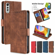 For LG Velvet K22 K52 K62 Q52 Magnetic Leather Wallet Case Flip Cover - $58.00